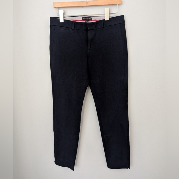 Banana Republic Dark Navy Sloan Slim Ankle Pants Size 4 - Picture 1 of 4